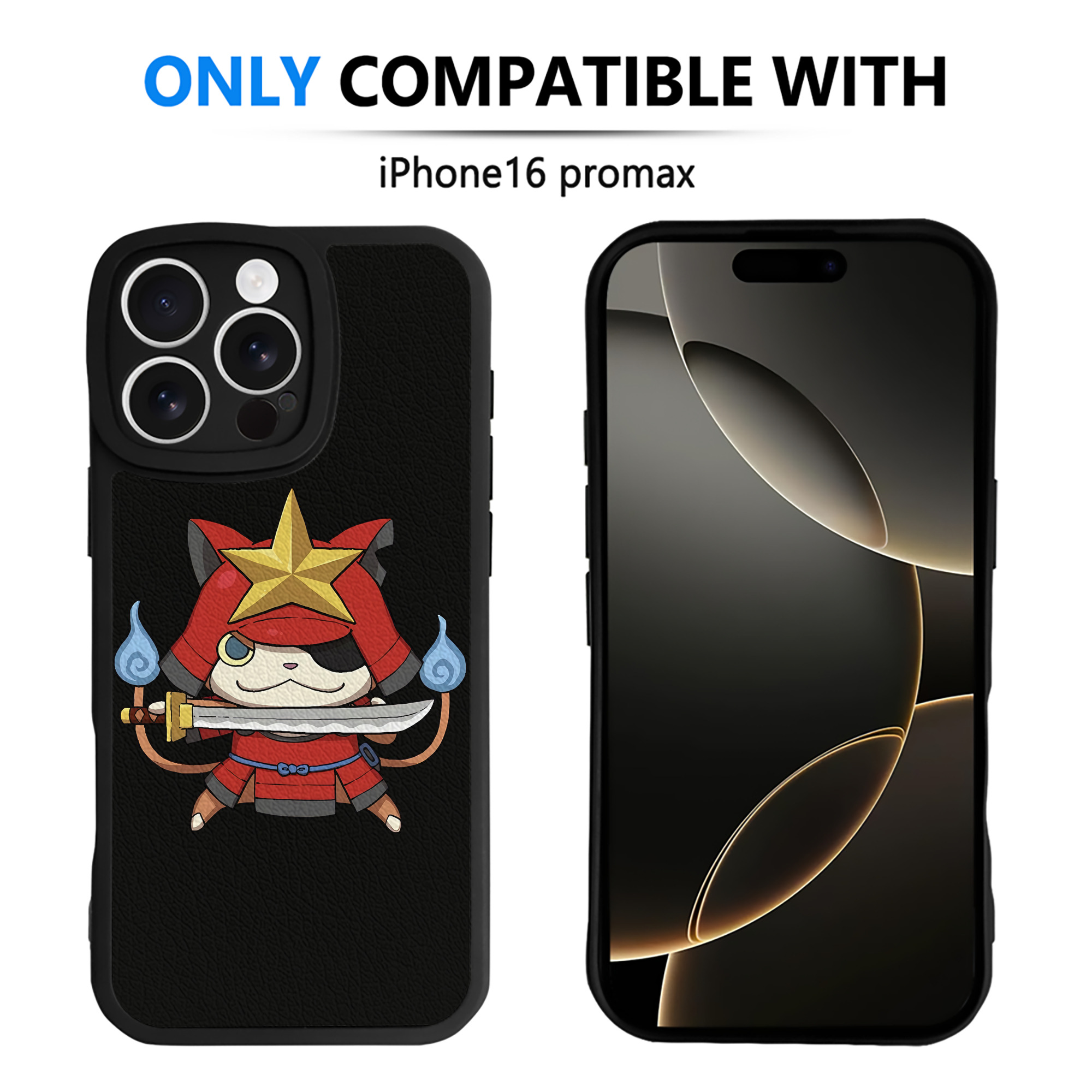 （画像用） 妖怪ウォッチ Yo-kai Watch 【iPhone 16シリーズ対応】シリコンスマホケース（レザー調） 材質：シリコン